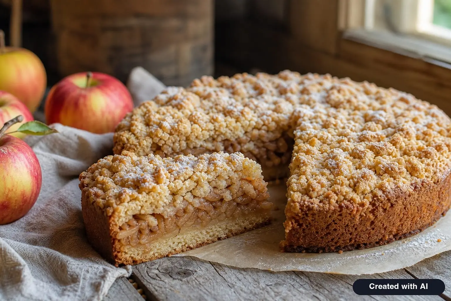 Apple Crumble Pie: A Recipe with Crispy Buttery Crumbs