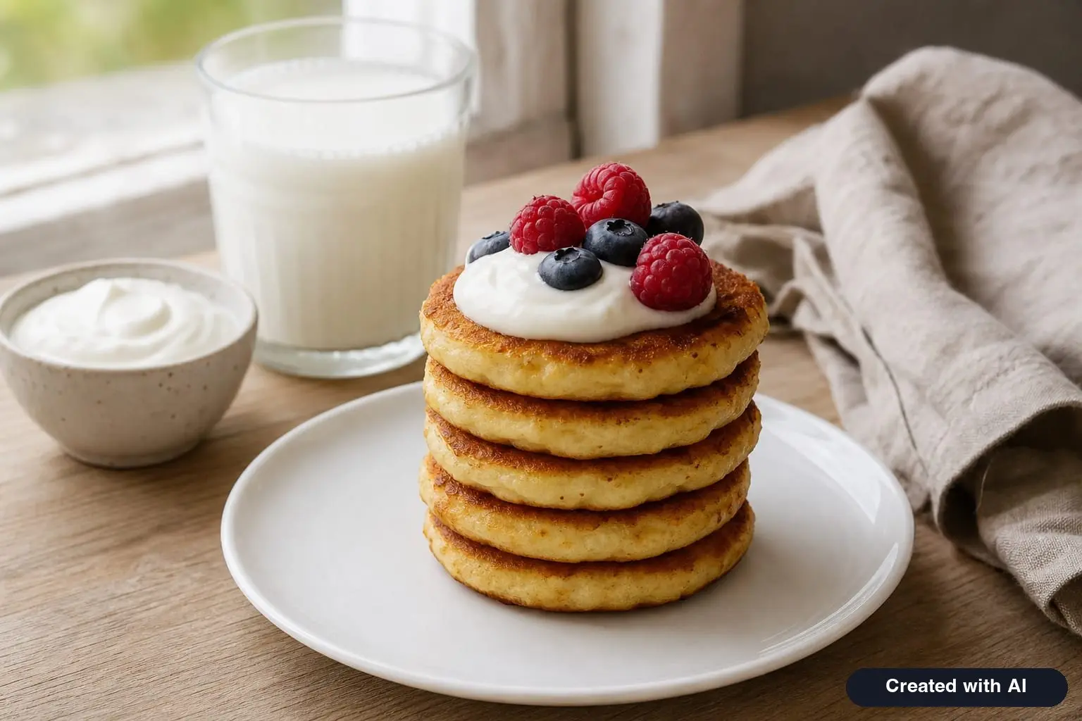 Cottage Cheese Kefir Pancakes: Fluffy Recipe & 7 Variations