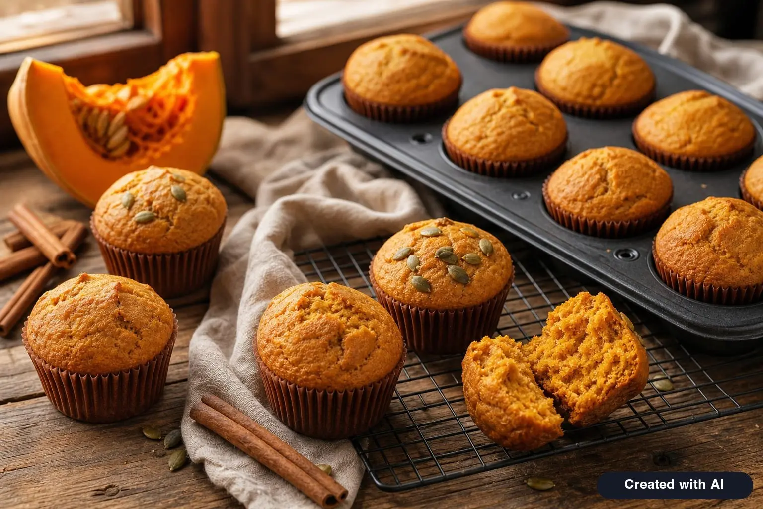 Pumpkin Muffins with Kefir, Plus Pumpkin Bread and Cookies