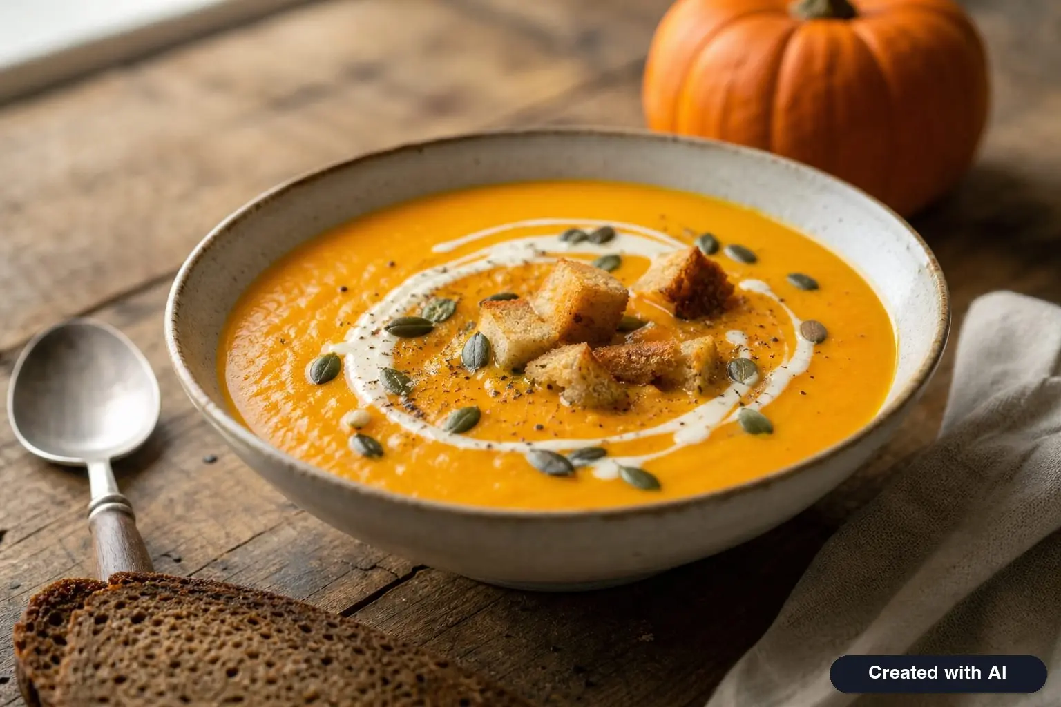 Pumpkin Soup: Creamy Blended Recipe with Potatoes and Carrots