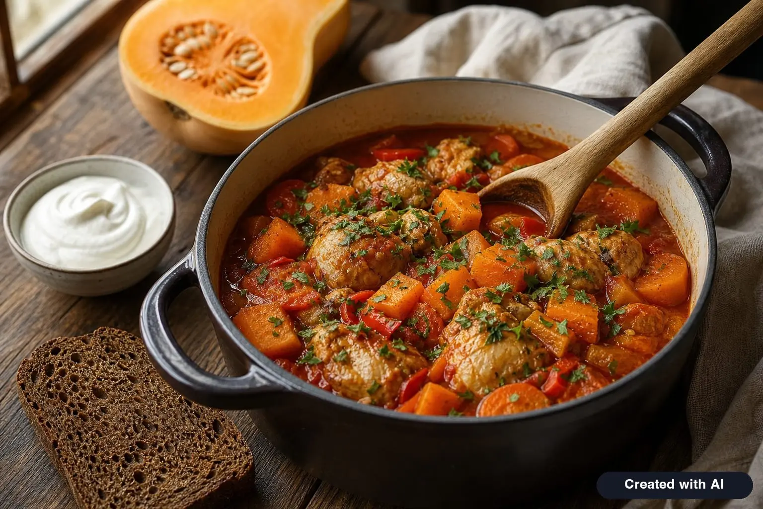 Pumpkin Stew with Chicken, Plus 4 More Hearty Pumpkin Dishes