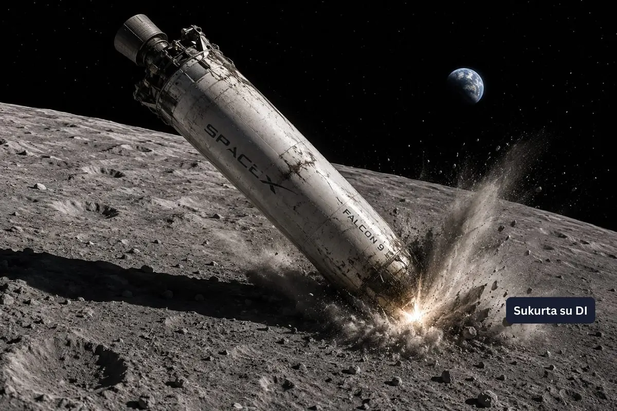 SpaceX Rocket Crashes Into Moon: Lithium Found