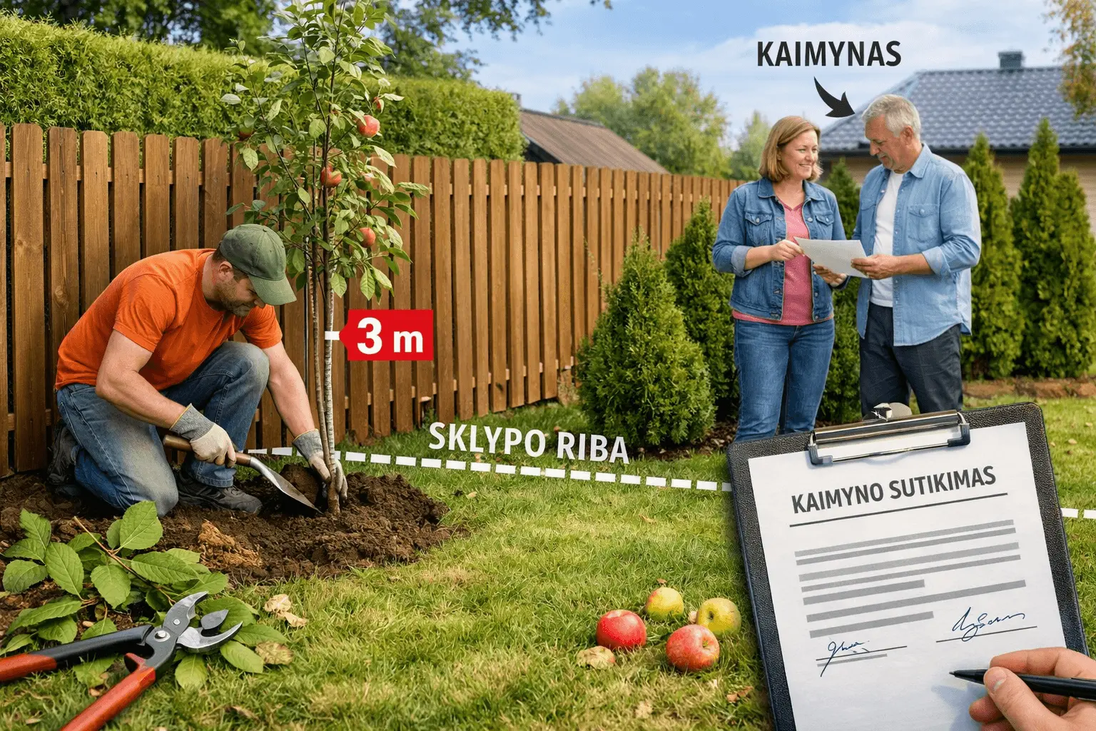 How Close to a Property Line Can You Plant a Tree?