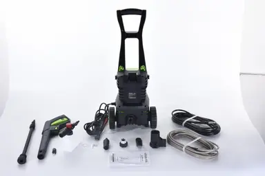 Recalled Workbless Electric Pressure Washer Model WB0301 with attachments - back view