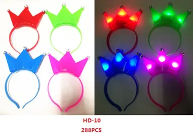 Recalled ABC Trading Light-Up Sparkle Headbands