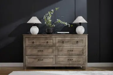 Recalled Alanca 6-Drawer Wood Dresser