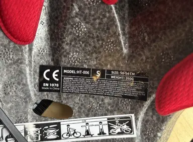 "Model HT-006" is printed on a label on the inside of the recalled Victgoal children's helmet