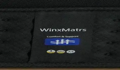 "WinxMatrs" is printed on a sewn-in label on the side of the recalled mattress