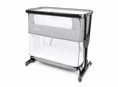 Recalled Papablic Convertible Bedside Sleeper in Play Yard Mode