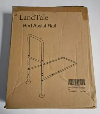 "LandTale" and SKU "EBR001" are printed on the product packaging and instructions manual of the recalled LandTale bed rail