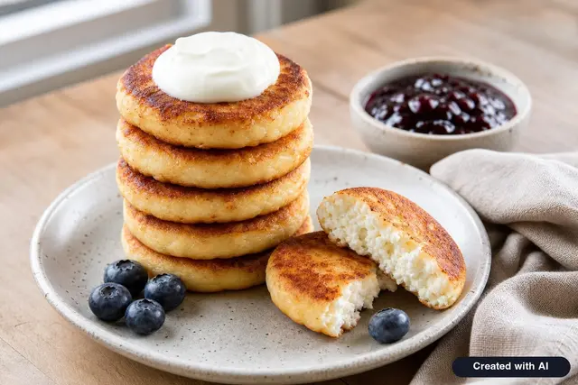 Cottage cheese pancakes