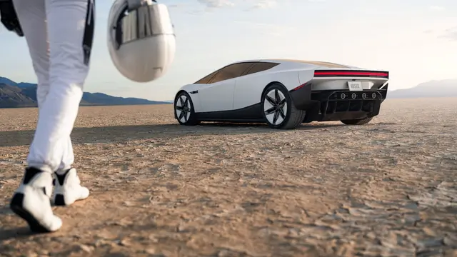 The 2026 Tesla Roadster photographed in a studio