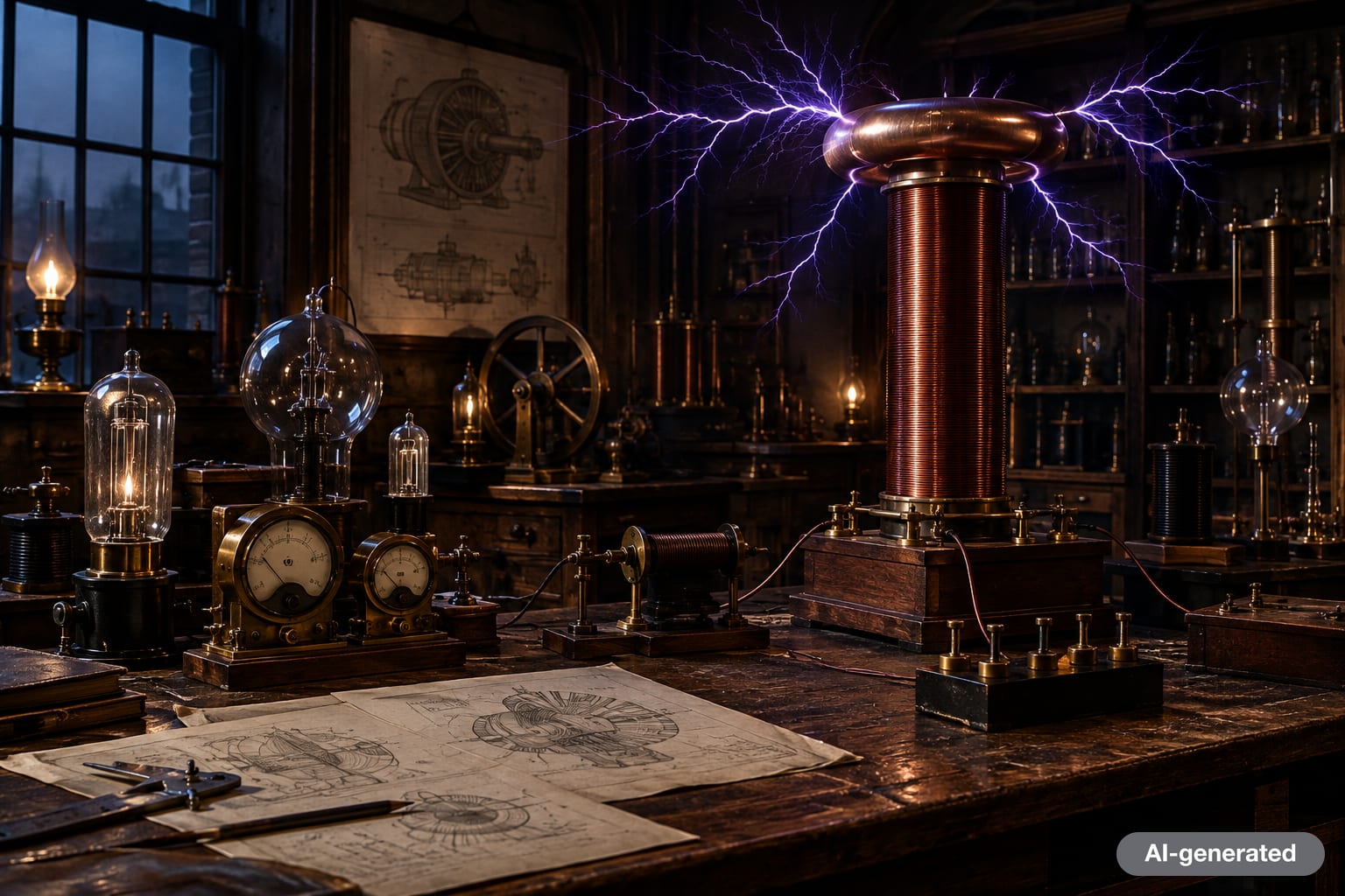 Nikola Tesla biography cover