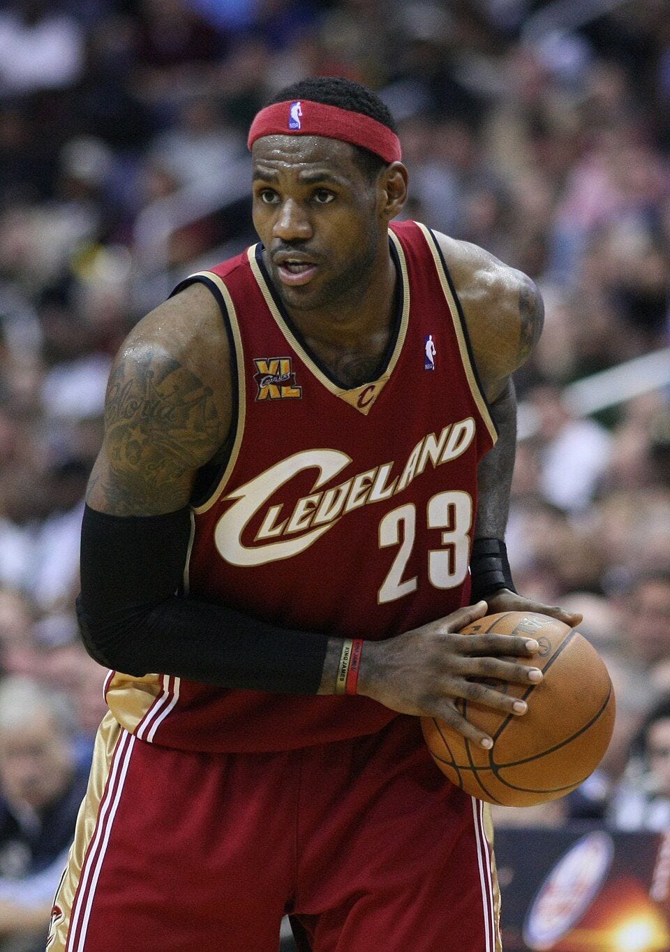 LeBron James with the Cleveland Cavaliers in 2009