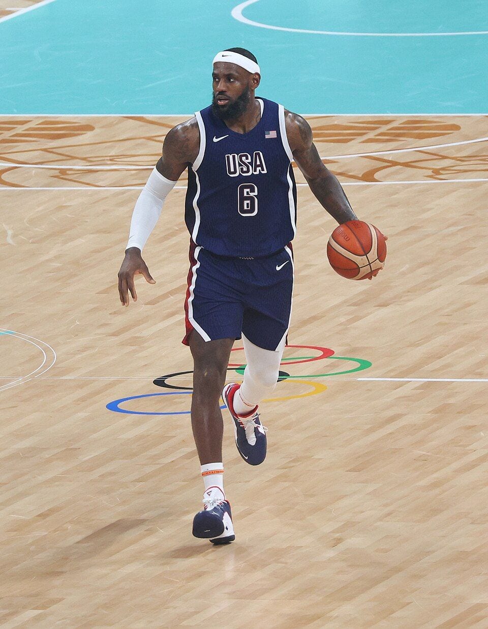 LeBron James at the 2024 Paris Olympics