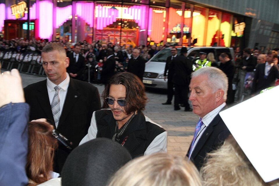 Johnny Depp in 2012