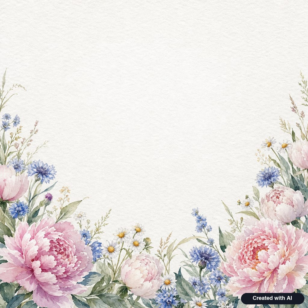 Watercolor flowers