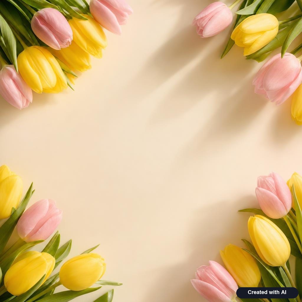 Spring tulips